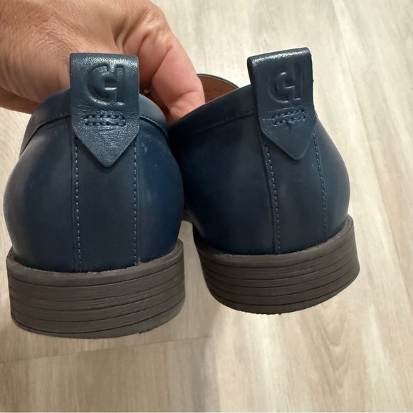 Cole Haan Stassi Penny Loafer Women's Slip On Sz 8.5 B Navy - Picture 7 of 7